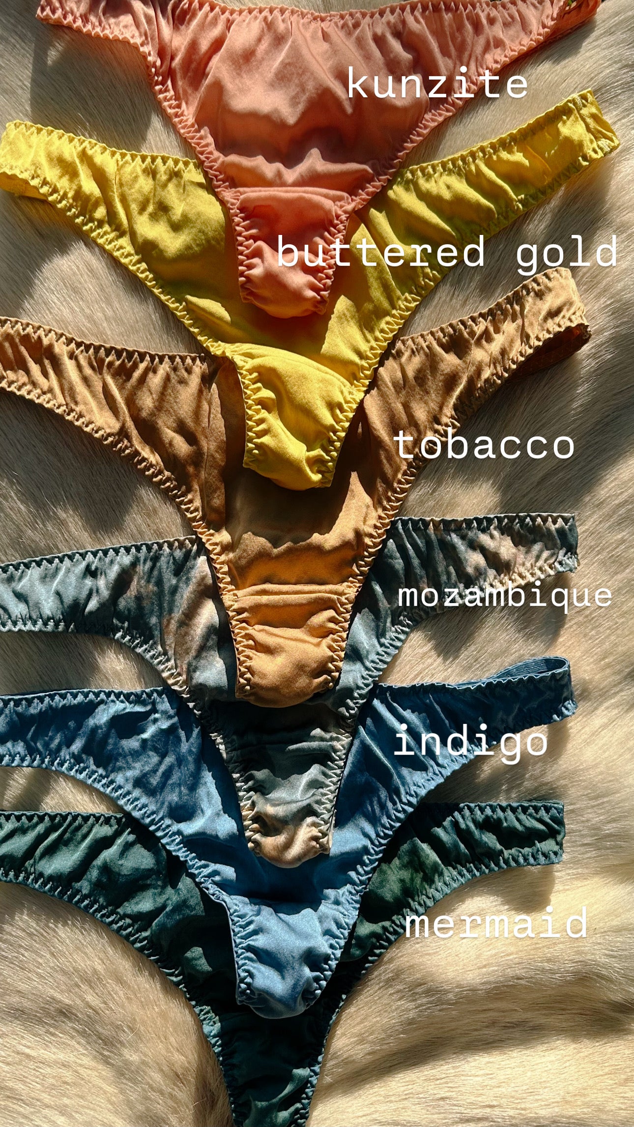 Silk French Tanga Thong