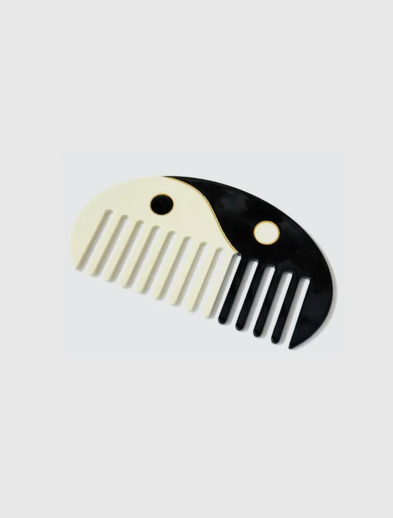 Yin Yang Acetate Moon Comb XL