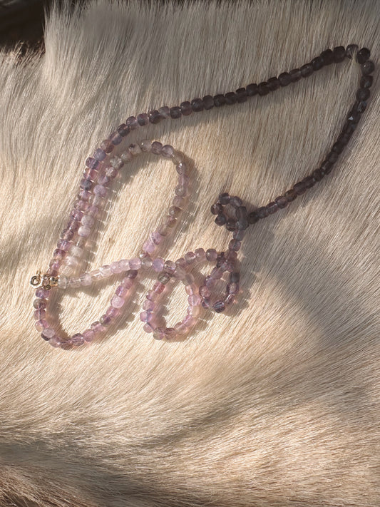 Gem Necklace in Amethyst