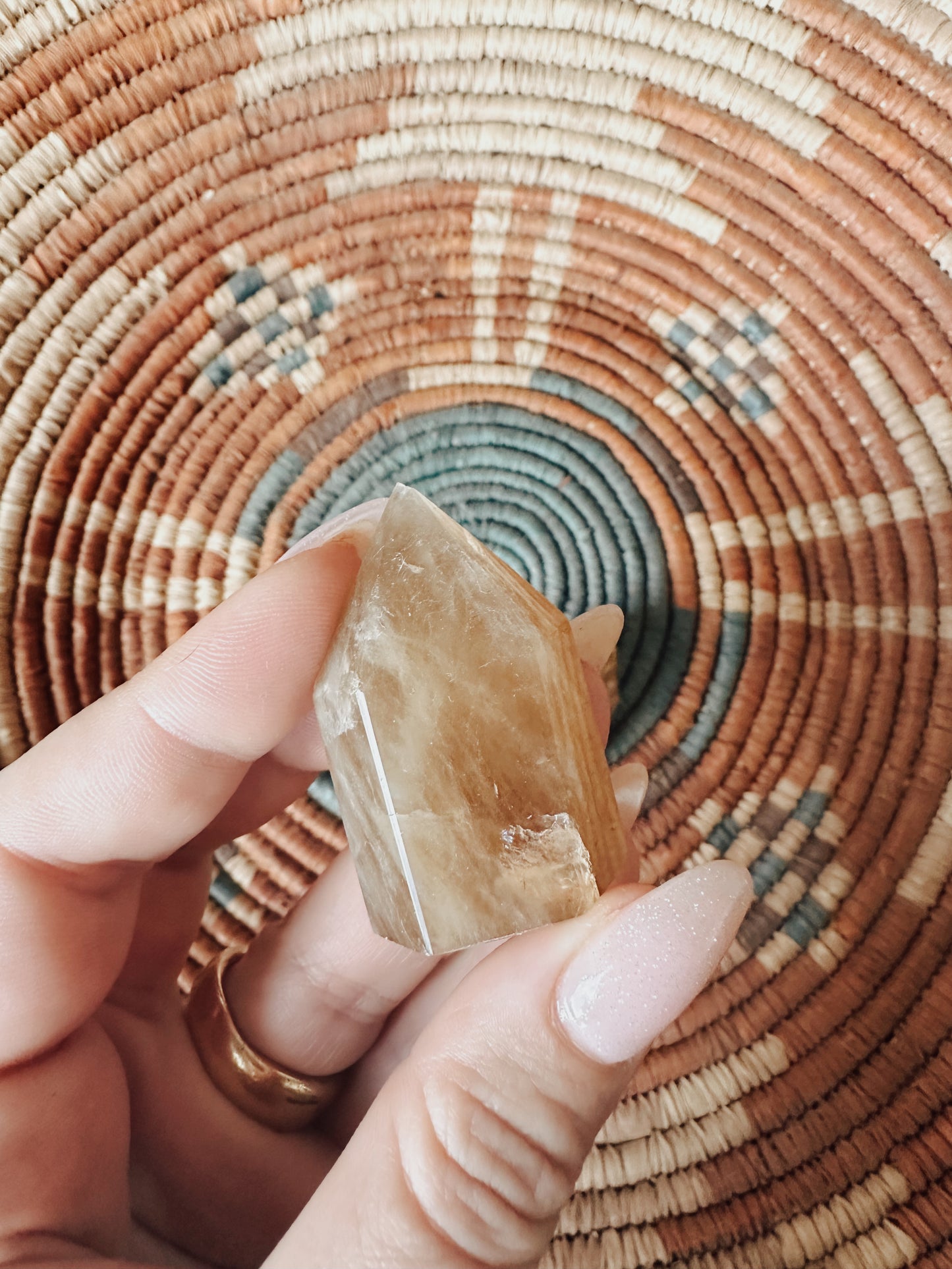 Natural Citrine Point