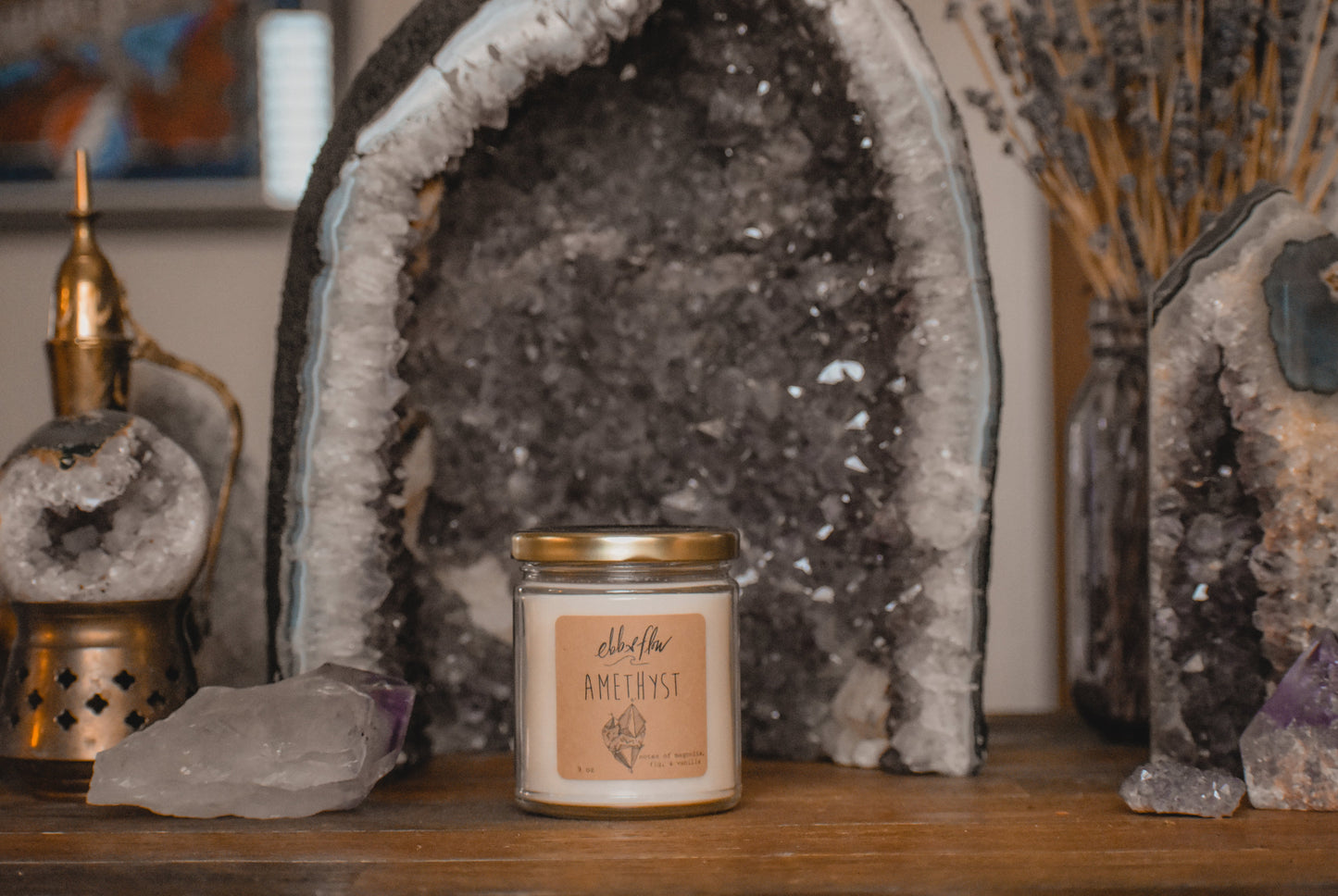 Amethyst Candle