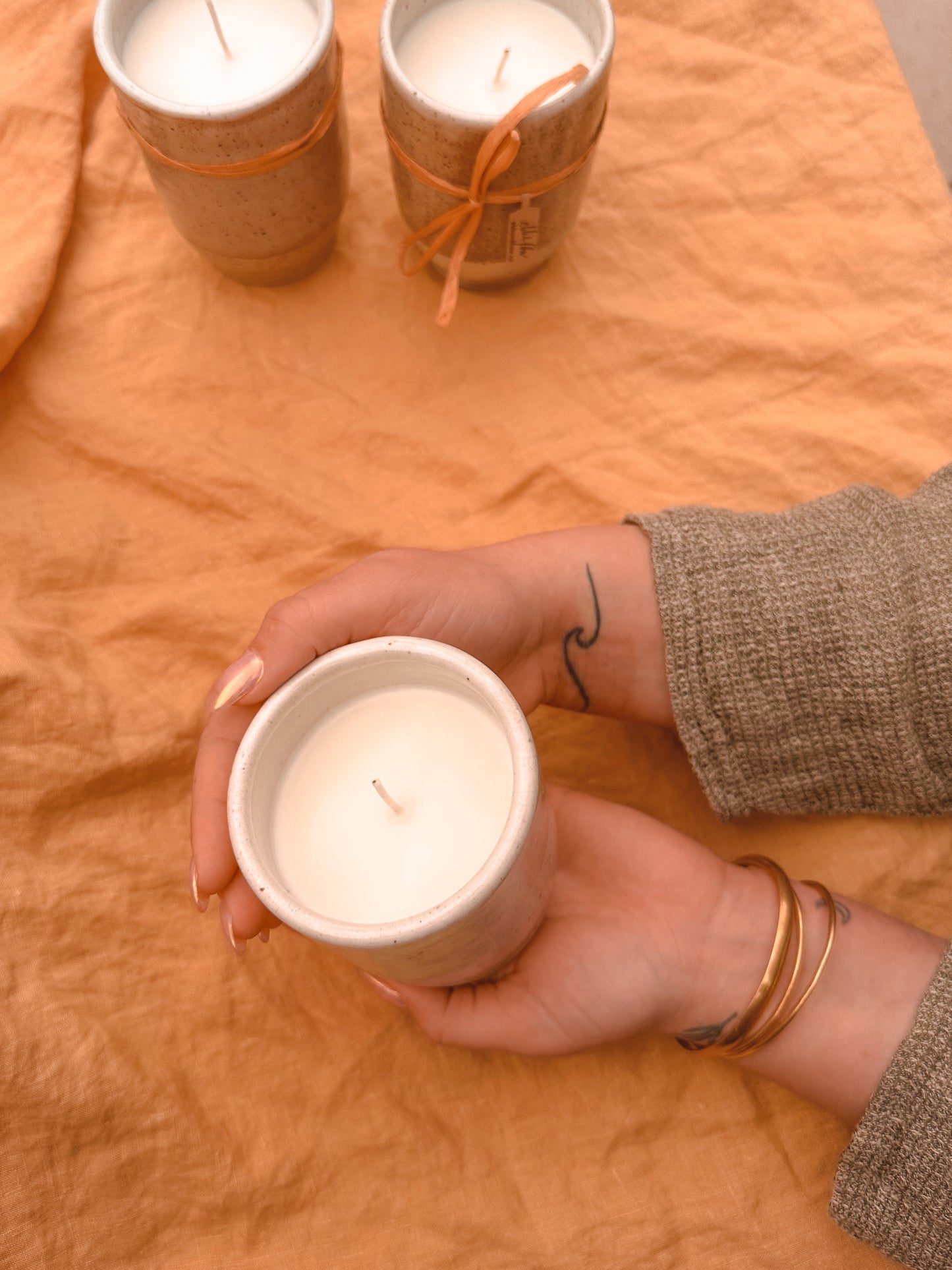 Salt Water Stoneware Candle