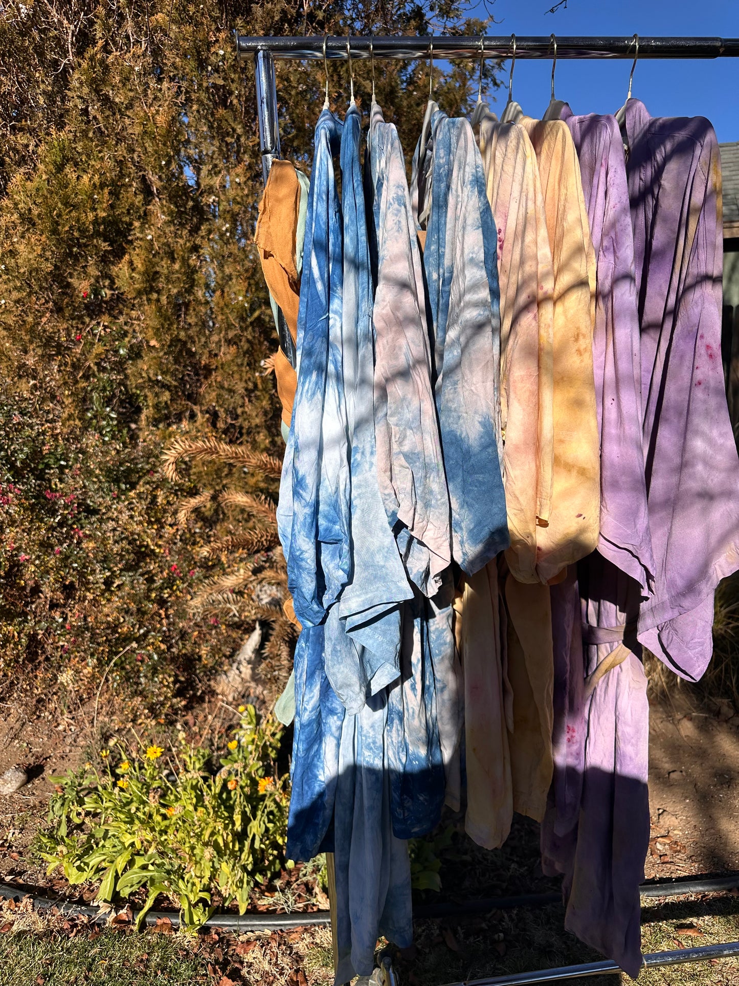 ⋆˚꩜ Cosmos Robe - Plant Dyed ⊹ 6 Colors