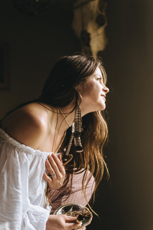 Sacred Spiral Earring