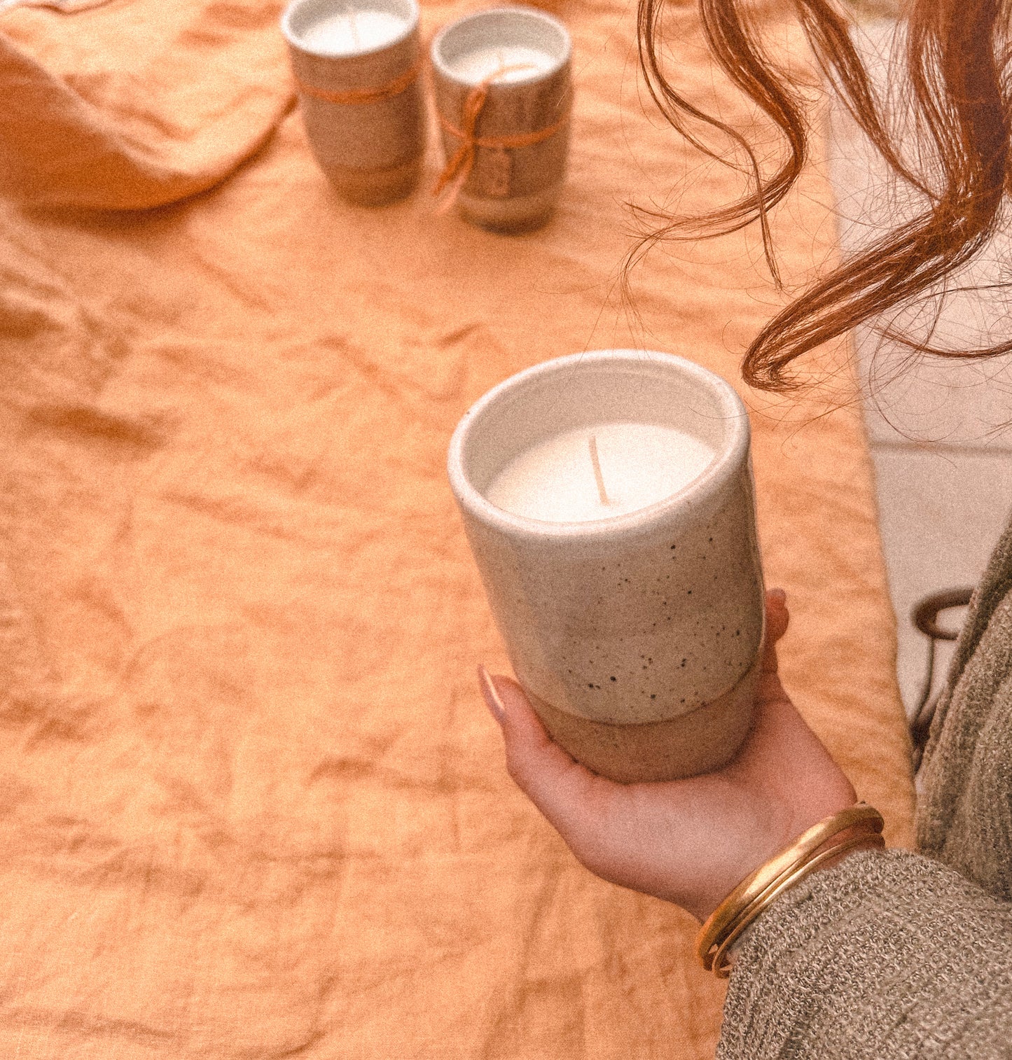 Salt Water Stoneware Candle