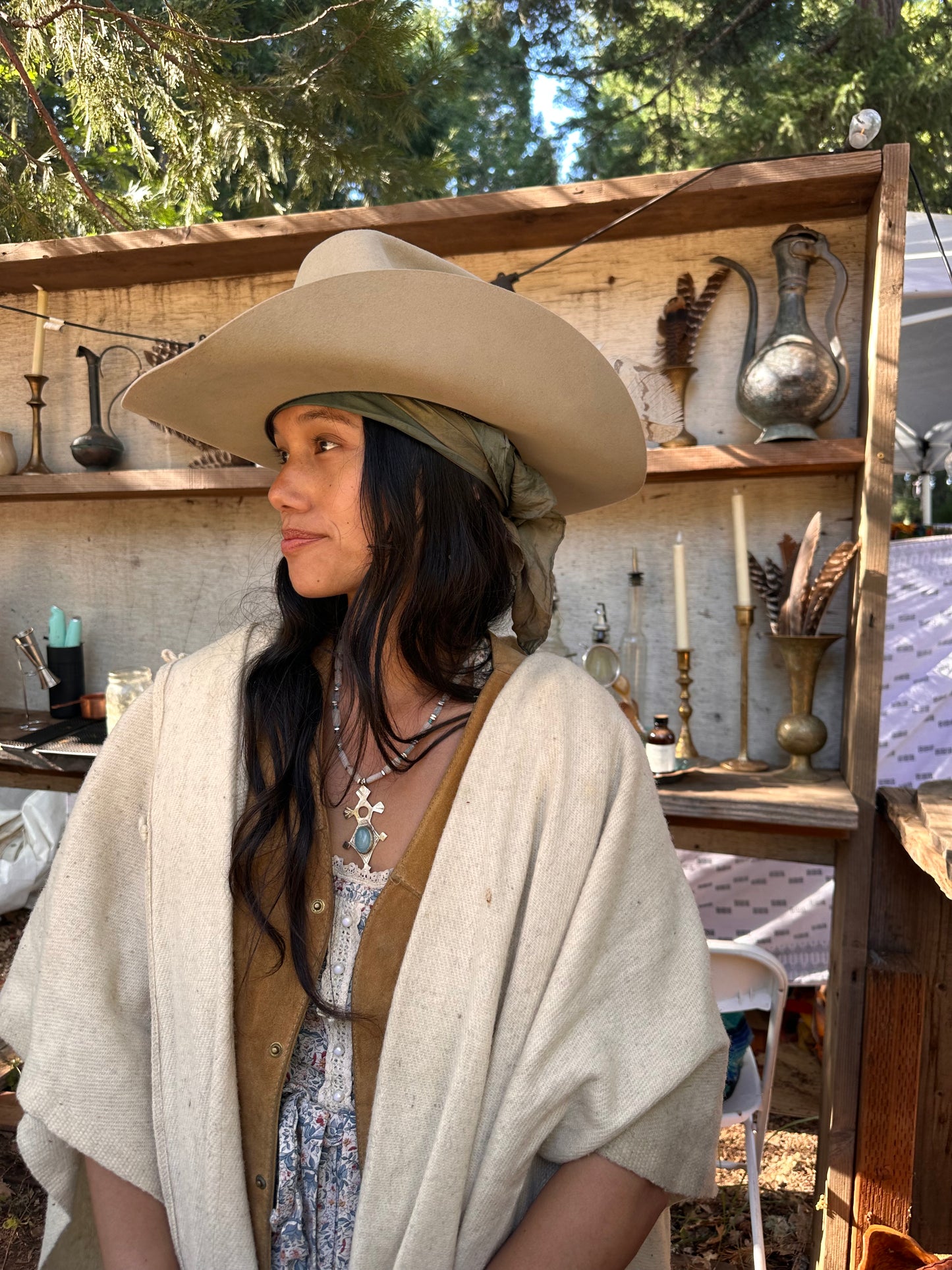 Plant Dyed Silk :. Grande .: scarf, wrap, triangle top, head wrap