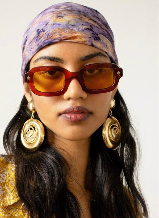 Plant Dyed Silk Bandana