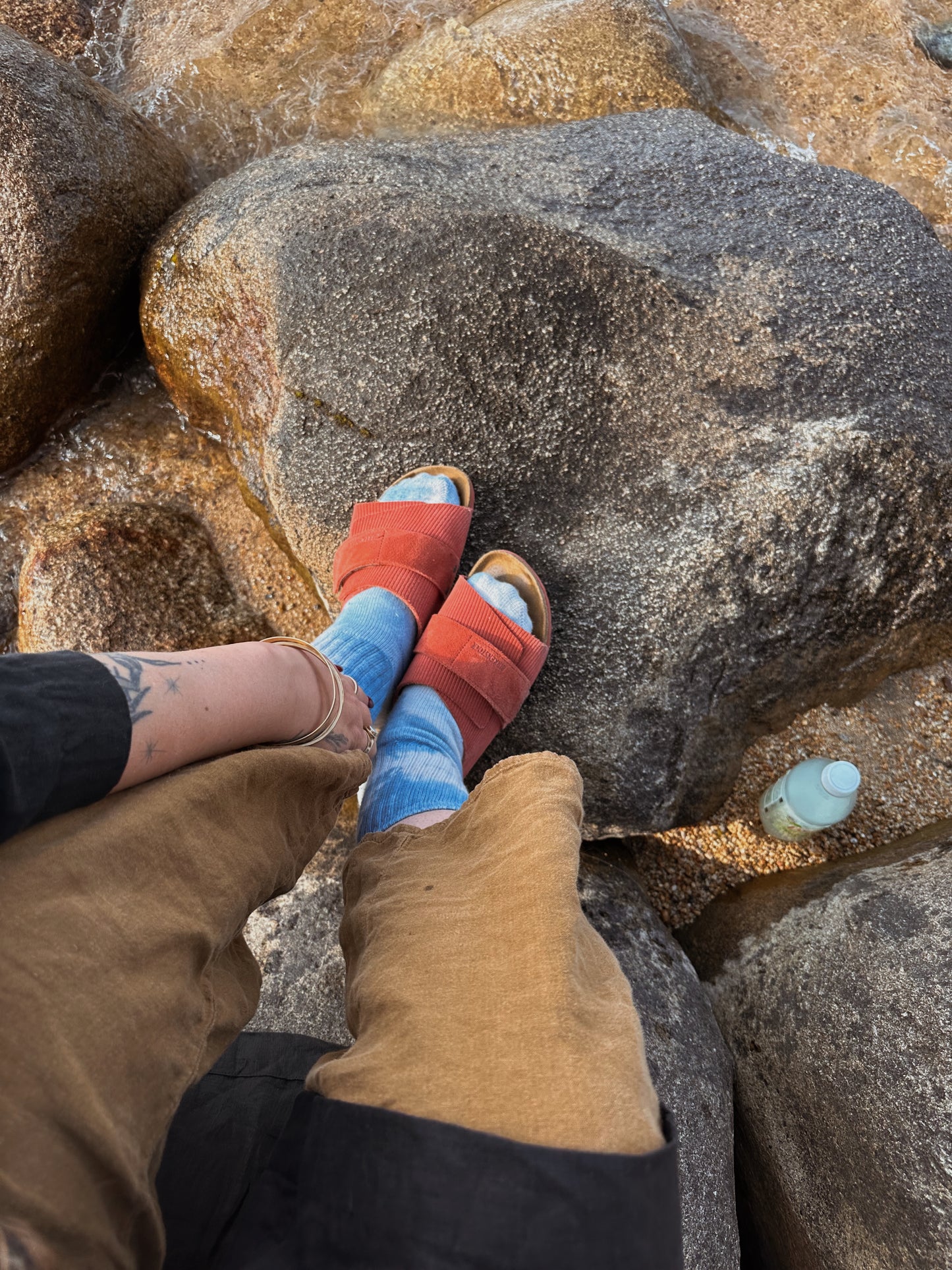 Organic Cotton Crew Sock - Plant Dyed ꩜ 7 Colors