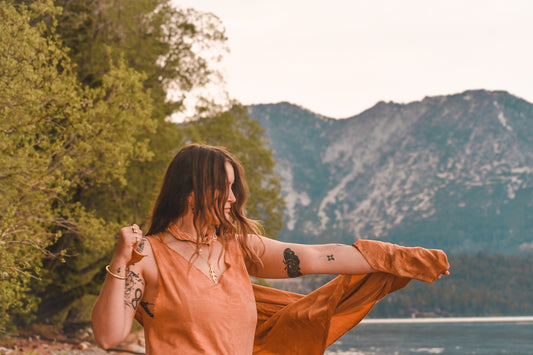 Plant Dyed Silk Scarf .: Molto :. xl shawl, sarong, throw, headwrap