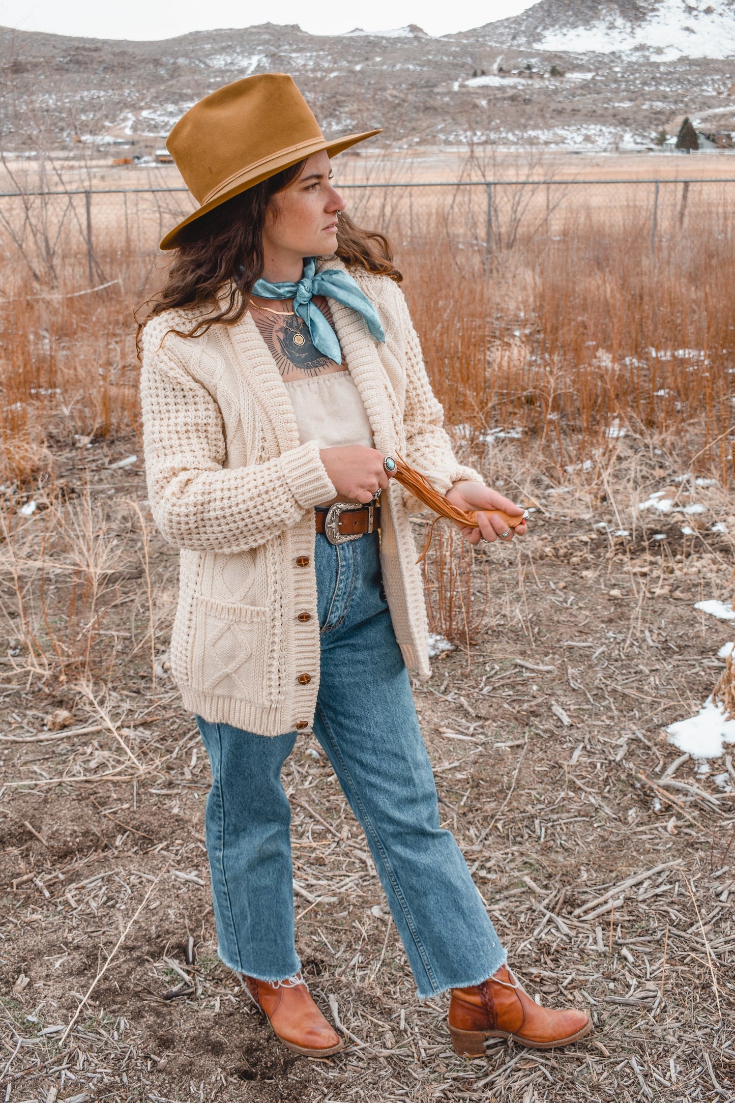 Buckskin Fringe Lighter Case
