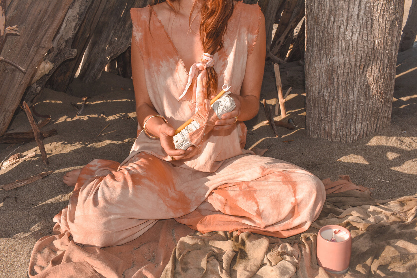 White Sage & Beeswax Candle Bundle