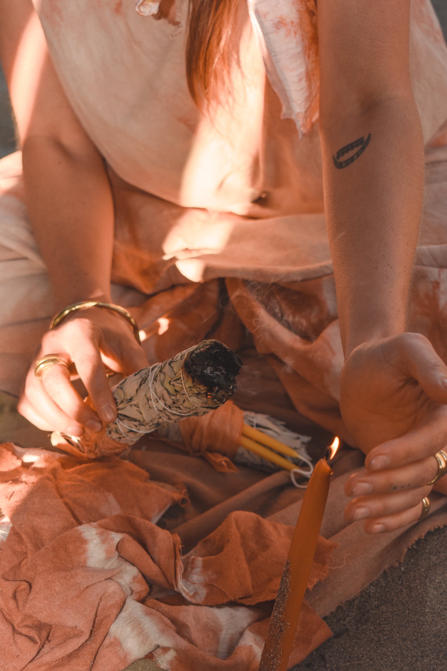 White Sage & Beeswax Candle Bundle