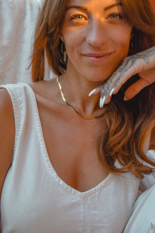 Herringbone Chain Necklace