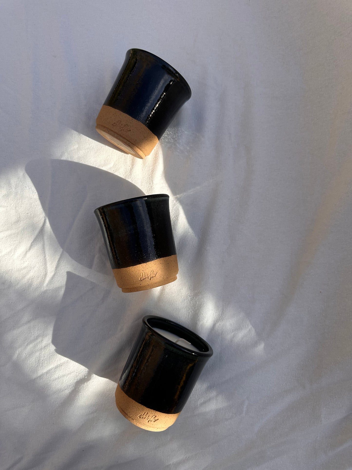 Midnight Stoneware Candle .:. in Shoreline