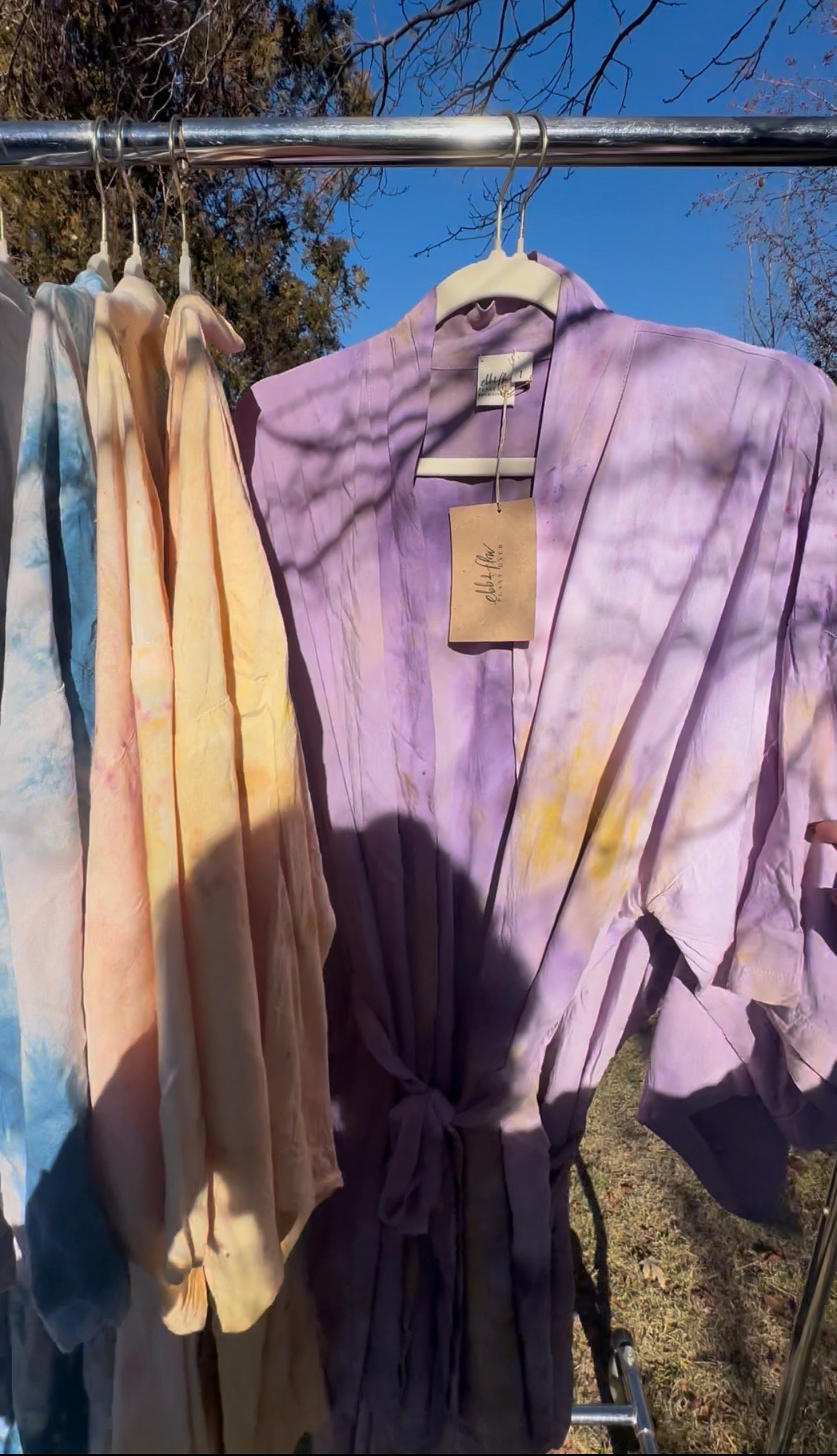 ⋆˚꩜ Cosmos Robe - Plant Dyed ⊹ 6 Colors