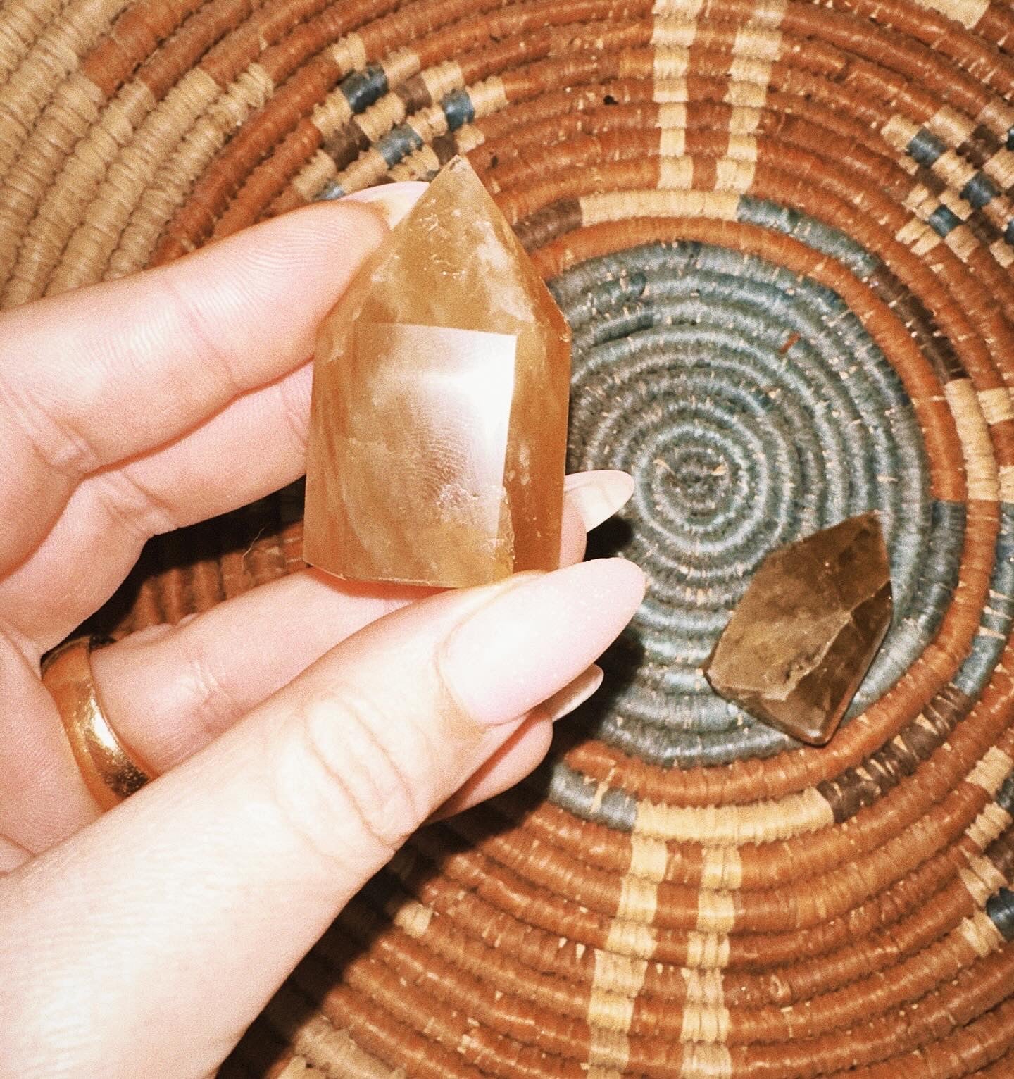 Natural Citrine Point