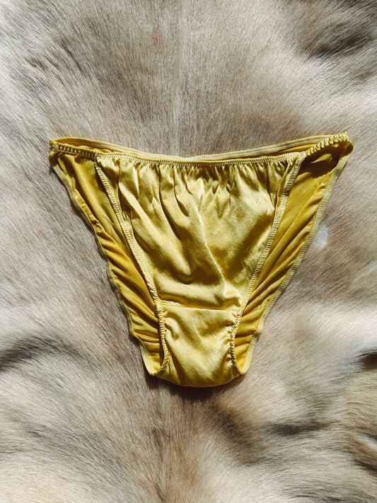 Woven Silk French Bikini Panty