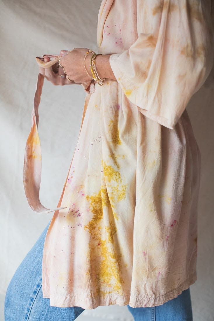 ⋆˚꩜ Cosmos Robe - Plant Dyed ⊹ 6 Colors