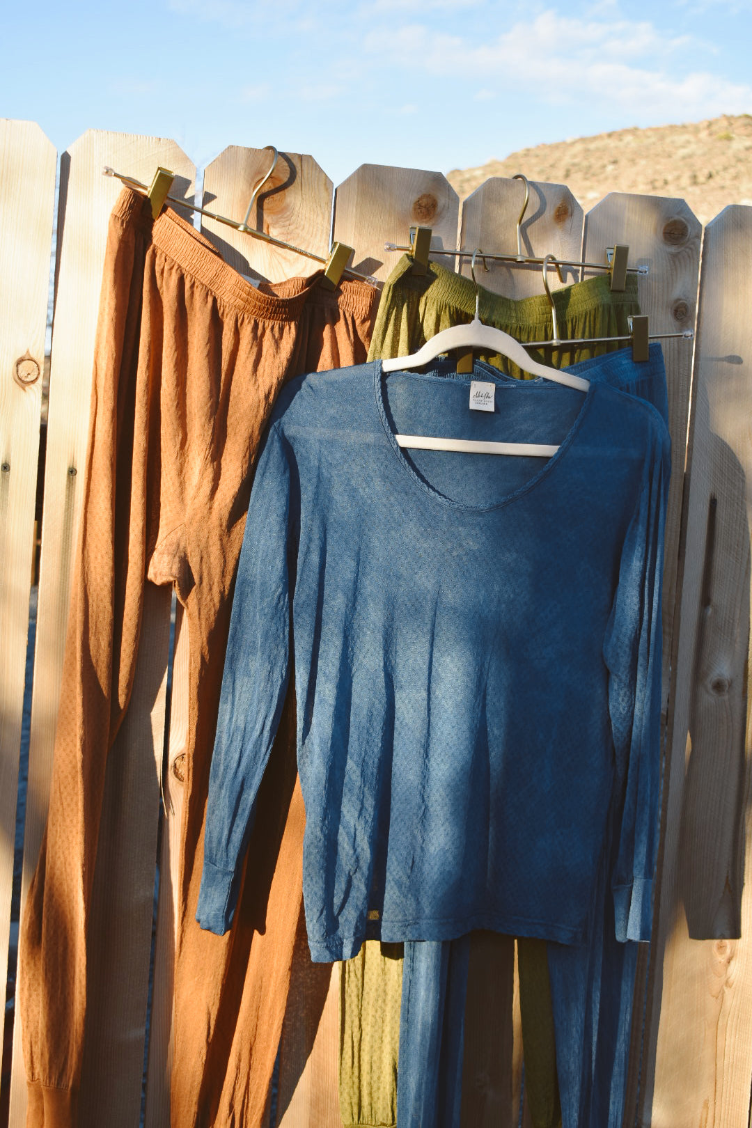 Silk Long Sleeve - Plant Dyed  ꩜ 3 colors