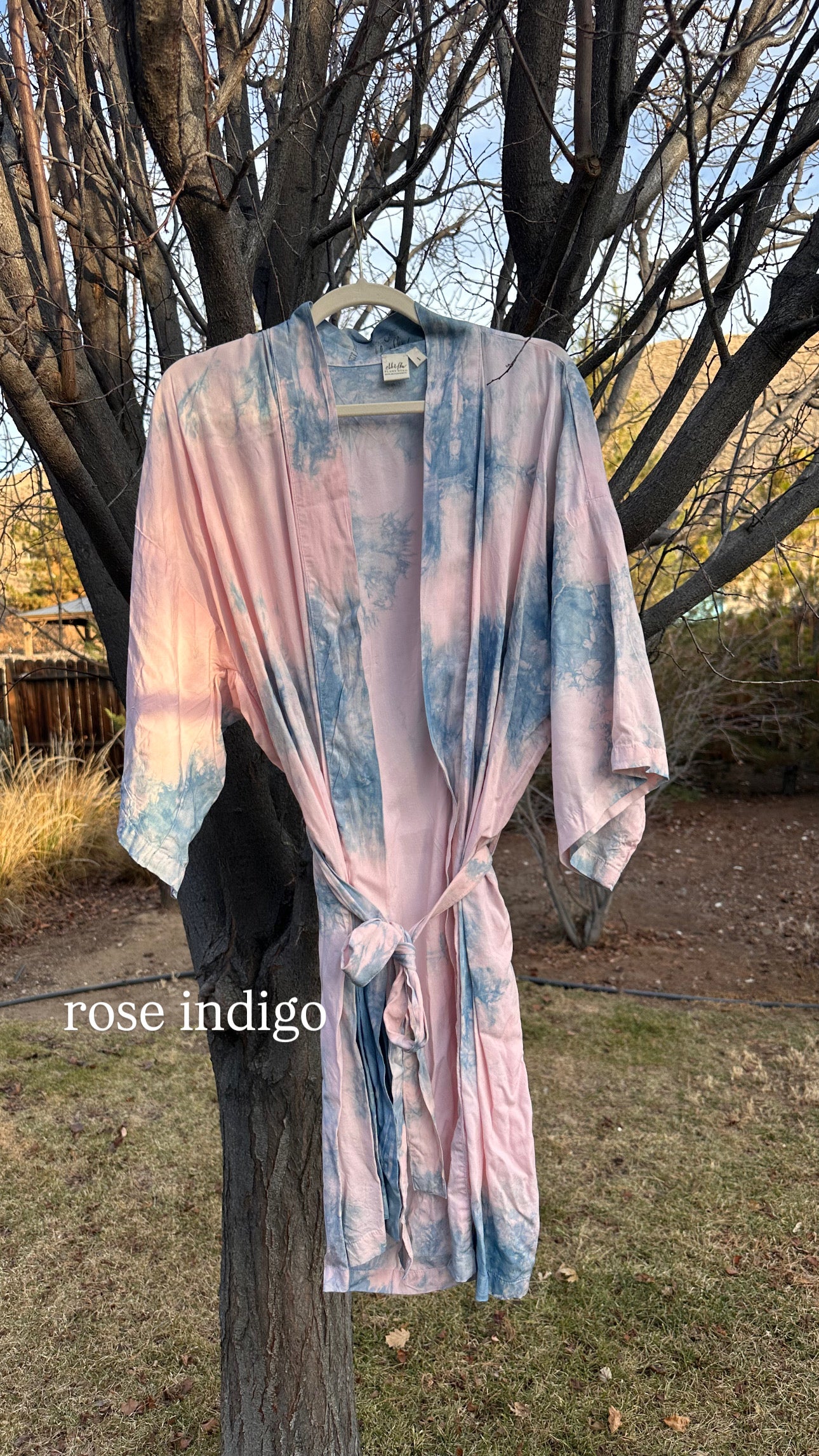 ⋆˚꩜ Cosmos Robe - Plant Dyed ⊹ 6 Colors