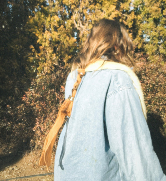 Plant Dyed Chiffon Hair Silk