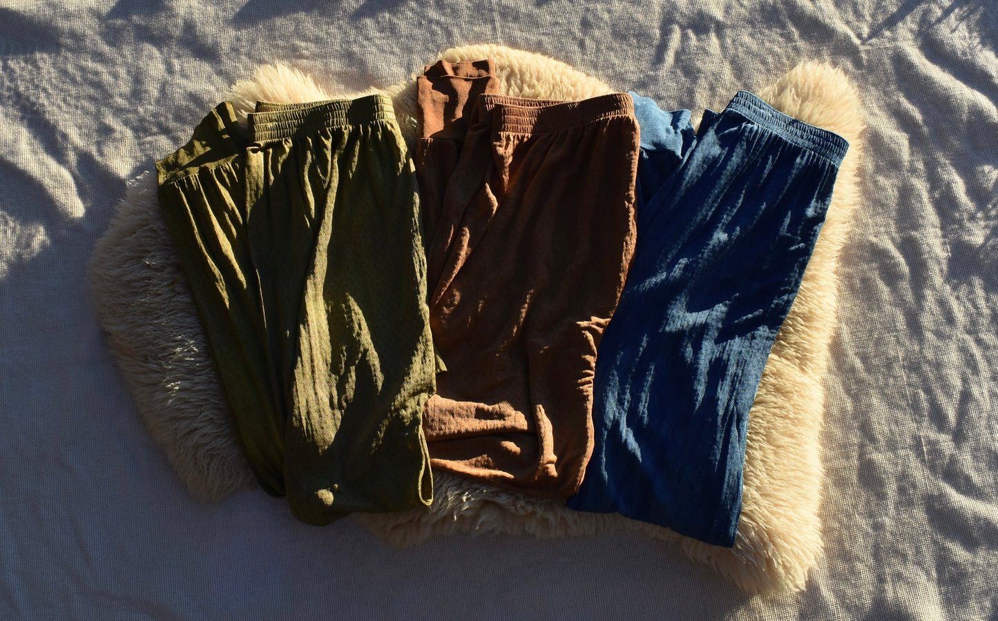 Silk Base Layer Set ꩜ 3 Plant-Dyed Colors