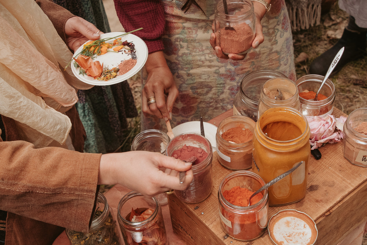 Plant Dye Workshop - Silk Bandanas - Press + Pour Tahoe City 5/8