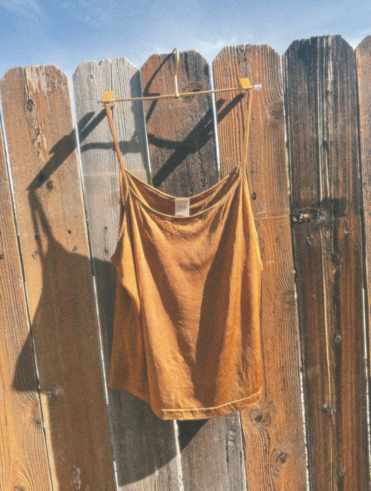 Strappy Silk Baby Tank ⊹ Plant Dyed ⊹ 5 Colors