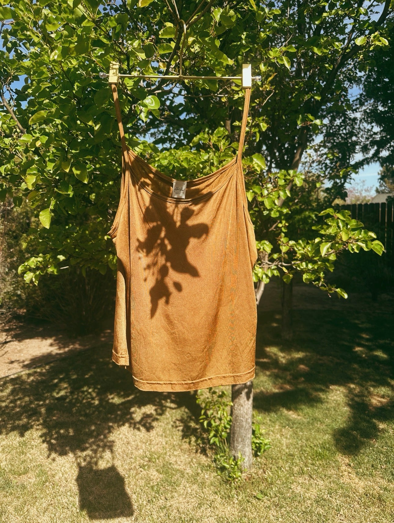 Strappy Silk Baby Tank ⊹ Plant Dyed ⊹ 5 Colors