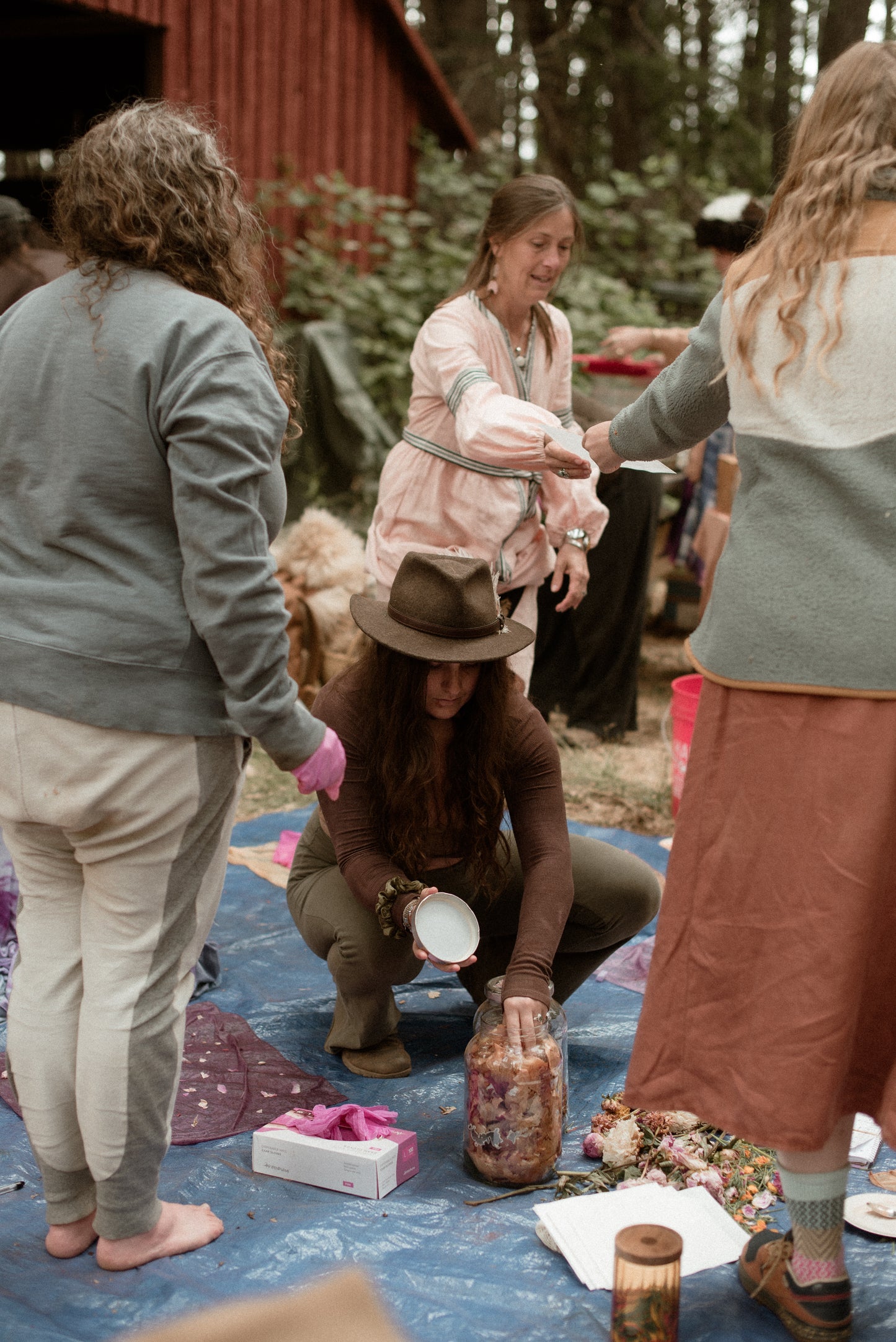 Plant Dye Workshop - Silk Bandanas - Press + Pour Tahoe City 5/8
