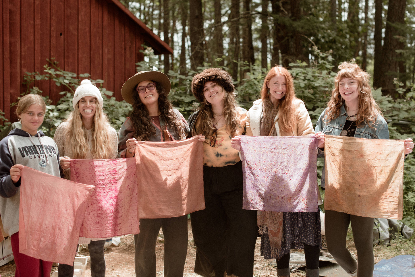 Plant Dye Workshop - Silk Bandanas - Press + Pour Tahoe City 5/8